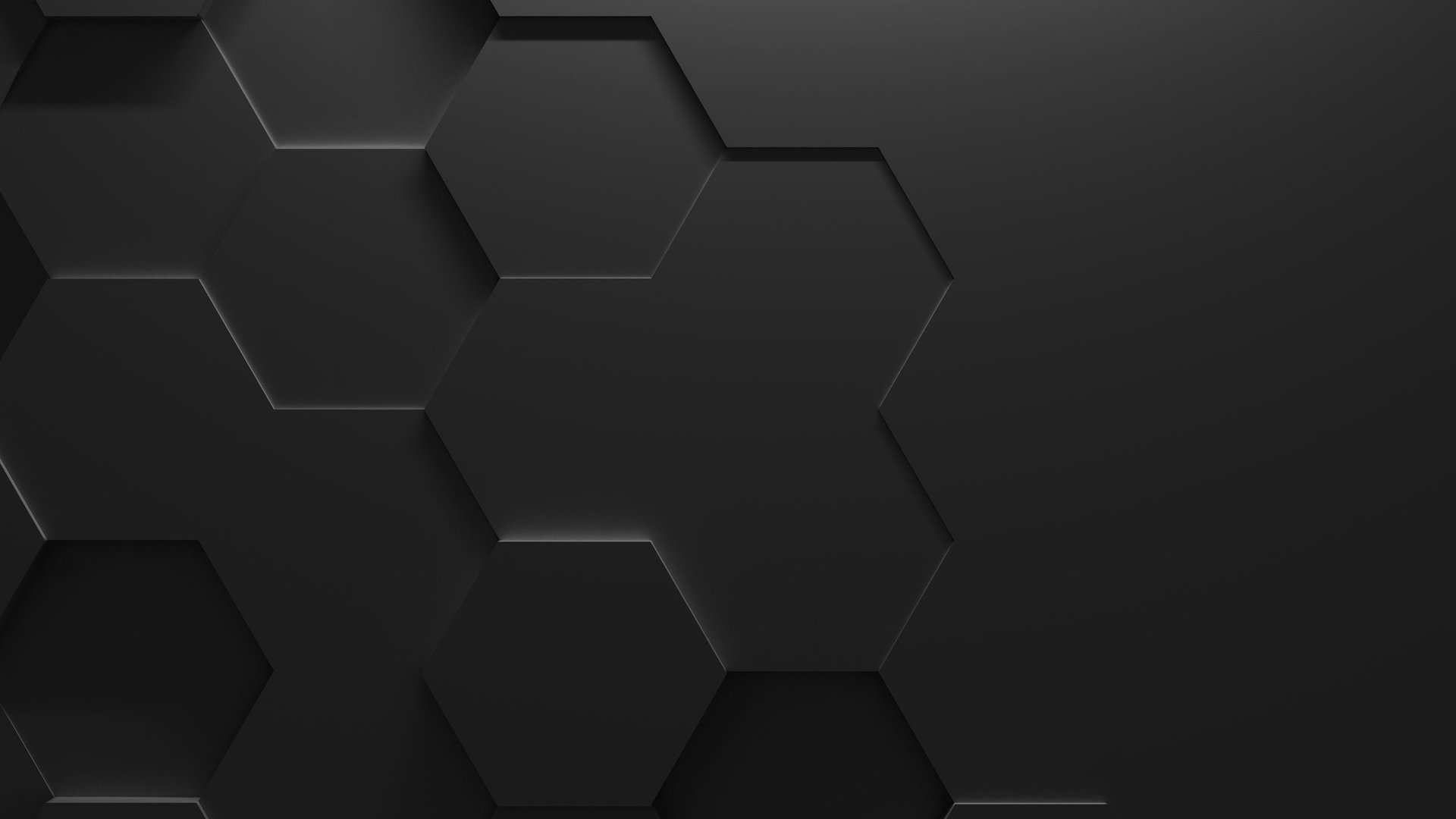 Dark hexagon pattern